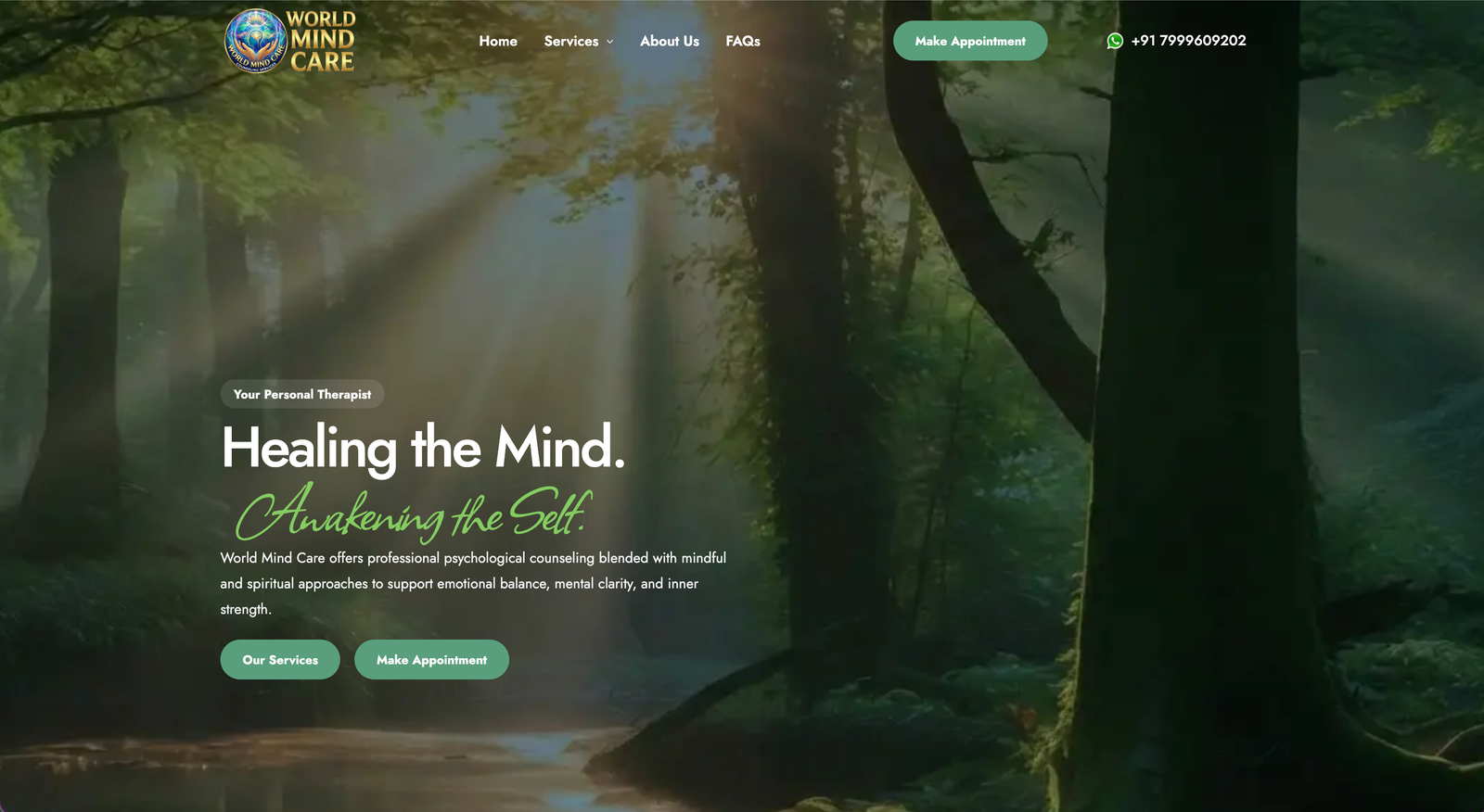 World Mind Care website